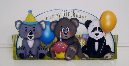 The Birthday Bears L.dl by Pam Stubley