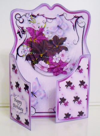 Joy of Spring Shaped Gatefold Card Mini Kit by Pam Stubley