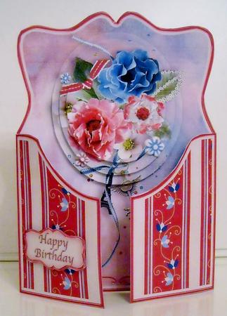 The Colours of Paris Shaped Gatefold Card Mini Kit by Pam Stubley
