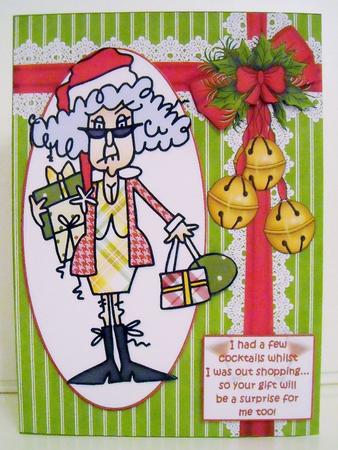 Stella Christmas/birthday Shopping Quick Card by Pam Stubley