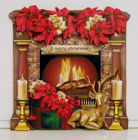 Fireplace Christmas by Pam Stubley