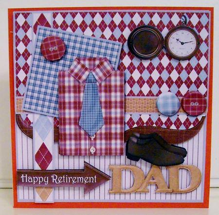 Male Card Dad Topper Mini Kit by Pam Stubley