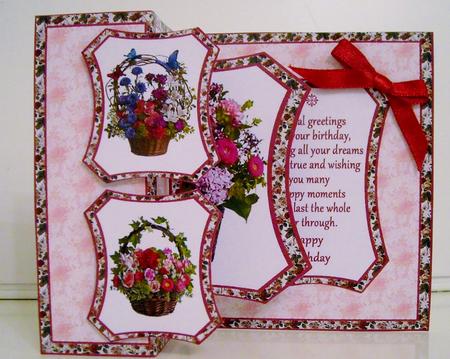Fold Back Pop-up Flower Baskets by Pam Stubley