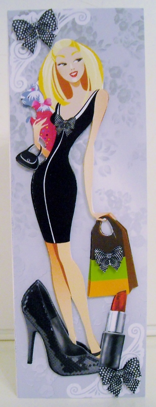 Pretty in Polka Dot Dress with Sparkle Shoes & Lippy Tall Dl by Pam Stubley