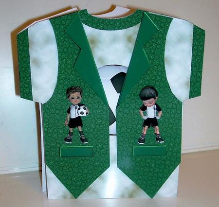 Soccer Waistcost Card Kit by Pam Stubley