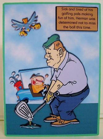 Herman's Big Club - Fathers Day,birthday,any Occasion by Pam Stubley