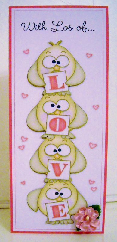 Love Owls Topper by Pam Stubley