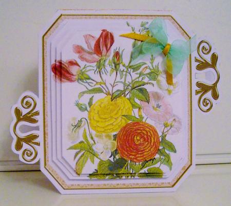 Bouquet2 Fancy Emerald 3D Mini Card Kit by Pam Stubley