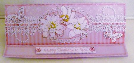 Lge Dl Butterfly & Roses a Touch of Elegance Easel Kit by Pam Stubley