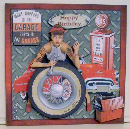 8x8 the Retro Mechanic Mini Kit by Pam Stubley