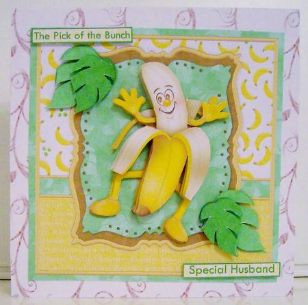 You're Bananas 8x8 Mini Kit & Decoupage by Pam Stubley