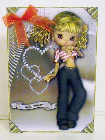 Cutie Pie Card Topper by Pam Stubley