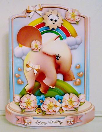 Little Elephant Card for Kids by Pam Stubley