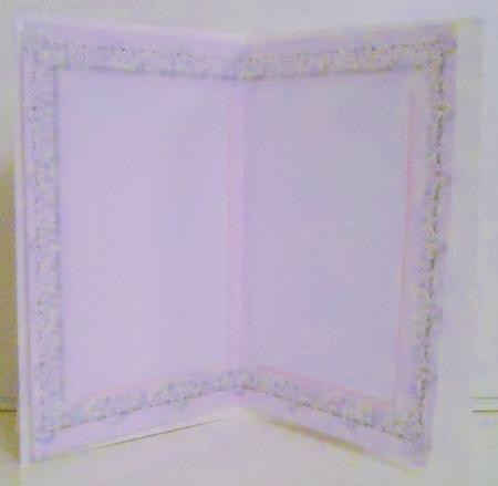 Lovely Pink and Lace Incert by Pam Stubley