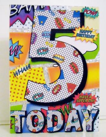 5 Today Comic Book Birthday A5 by Pam Stubley