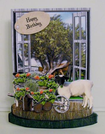 Country Life Pedestal Card Kit by Pam Stubley