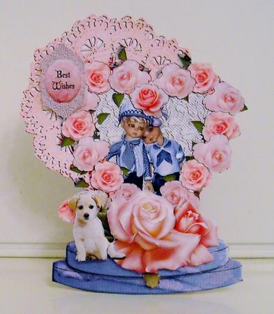 Love & Roses Pedestal Card Kit by Pam Stubley