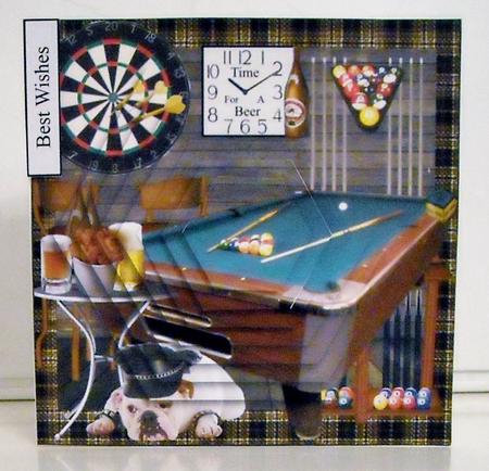 Man Cave Pool Party Topper with Pyramid Layers by Pam Stubley