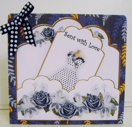 Black Dotty Sent with Love Ink Saver Fashion Tag Mini Kit by Pam Stubley