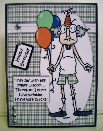 Gus Has Wise Cracks Quick Card by Pam Stubley