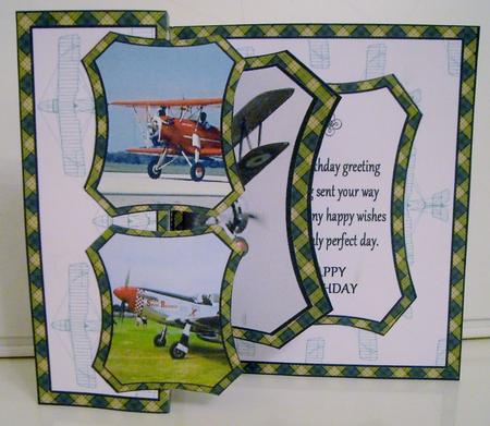 Fold Back Pop-up Old Planes by Pam Stubley