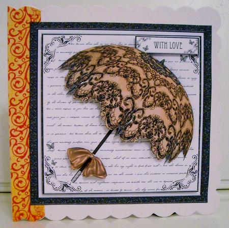 Peach Parasol by Pam Stubley