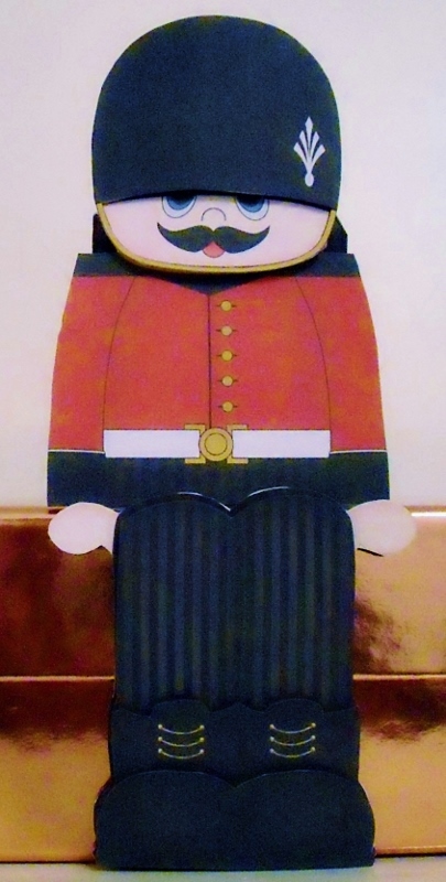 3D on the Shelf Card Kit - Guardsman Jason by Pam Stubley