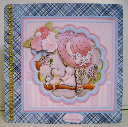 The Purrfect Day 8x8 Mini Kit & Decoupage by Pam Stubley