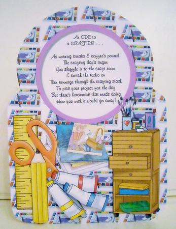 An Ode to a Crafter *** Minor Text Alternation Only*** by Pam Stubley