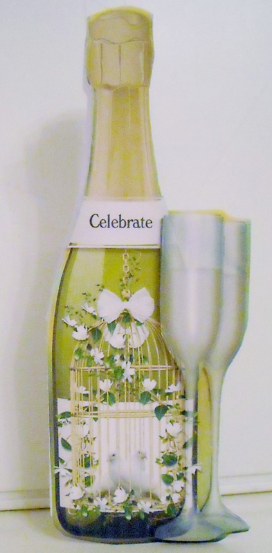 A Celebration of Love - Large Dl-shaped Quick Card by Pam Stubley