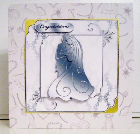 Elegant Silver Wedding Couple by Pam Stubley