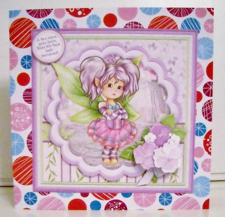 Grey Hairs Does This Face Look Bovvered 8x8 Mini Kit by Pam Stubley