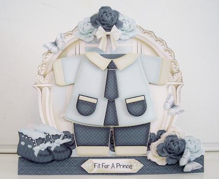 Fit for a Prince Shaped Card Kit by Pam Stubley