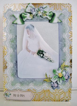 Lacy Frame Wedding/anniversary by Pam Stubley