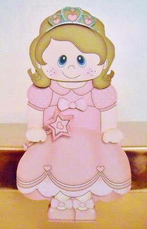 3D on the Shelf Card Kit - Fairytale Princess Nina by Pam Stubley