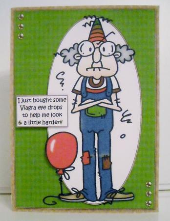 Gus Wants to See Better Quick Card by Pam Stubley
