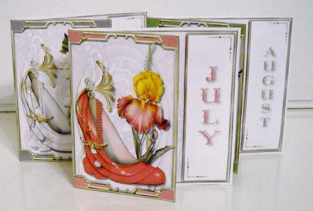 July's Stone is Ruby - Card Kit by Pam Stubley