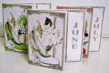 June's Stone is Pearl - Card Kit by Pam Stubley