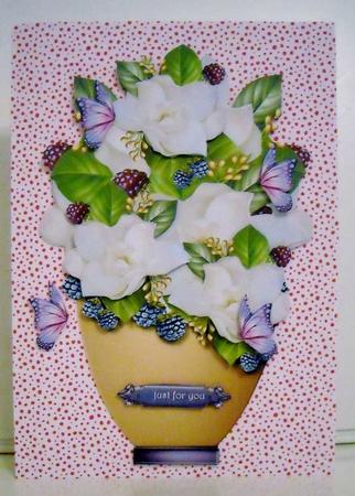 Vase & Camelias 1 by Pam Stubley