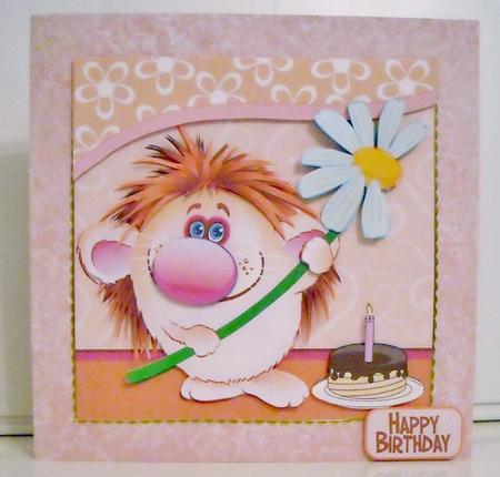 Daisy Hedgehog Birthday Mini Kit by Pam Stubley