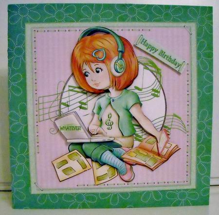 8x8 Teen Dilema Study Vs Music Mini Kit by Pam Stubley