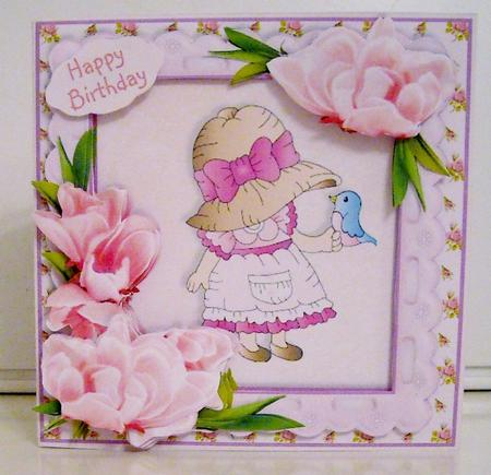 Sunbonnets Spring Mini-kit - Spring Bird by Pam Stubley