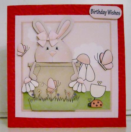 Peeping Bunny Birthday / Spring Mini Kit by Pam Stubley