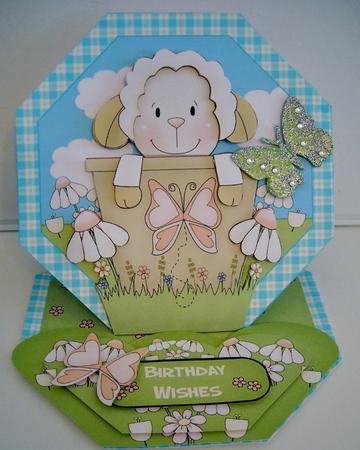 Little Lamb Mini Easel Kit - Easter and Birthday by Pam Stubley