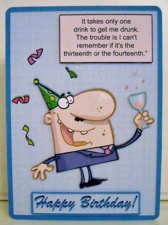 Freddy Can't Remember - 5x7 Birthday or Any Occasion Card by Pam Stubley