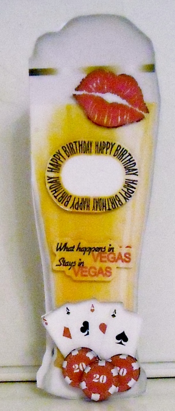 Large Dl Beer Stem Birthday Mk by Pam Stubley