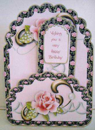 Scalloped Rose Bloom Pocket Mini Kit by Pam Stubley