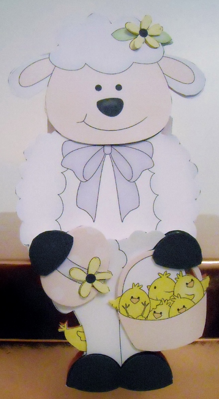 3D on the Shelf Card Kit - Easter Lamb by Pam Stubley