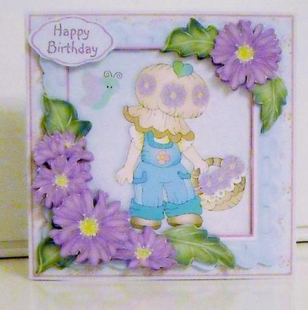 Sunbonnets Spring Mini-kit - Spring Basket by Pam Stubley