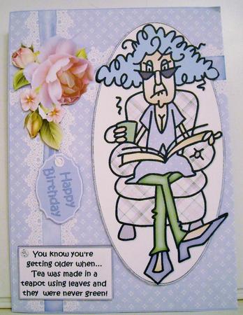 Stella About Tea Leaves Quick Card by Pam Stubley